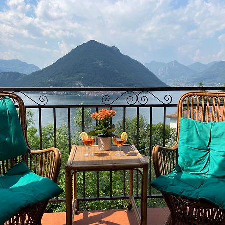 Appartamento Lake View Di Villa Giuliana Sulzano Luaran gambar